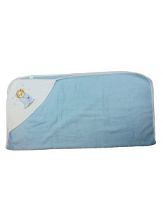 Baba kapucnis törölköző macis mintával 100x100