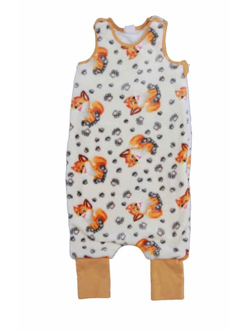 Wellsoft ujjatlan tipegő hálózsák kisróka mintával 3,0 TOG