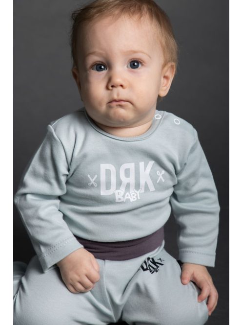 Dorko DRK mintával nyomott hosszú ujjú baba body