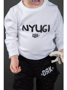   Dorko DRK "Nyugi" mintával nyomott hosszú ujjú baba body