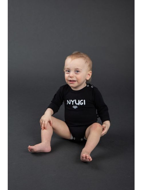 Dorko DRK "Nyugi" mintával nyomott hosszú ujjú baba body