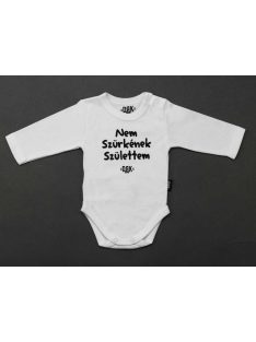   Dorko DRK "Nem Szürkének Születtem" mintával nyomott hosszú ujjú baba body