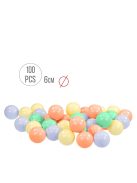 Pilsan labda 100 dbos 6 cm-es színes