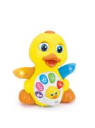 Moni Műanyagjáték zenélő táncoló kacsa sárga