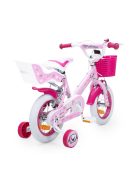 Bicikli BYOX PUPPY gyerek lány kerékpár 12 es méret RÓZSASZÍN