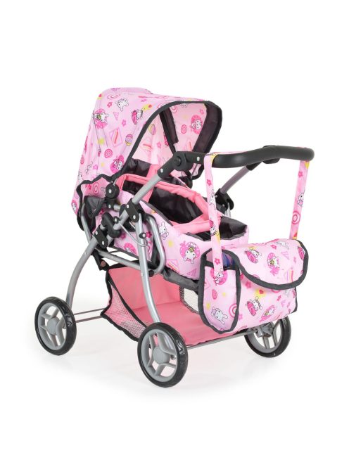 Moni Toys Kitty játék babakocsi táskával