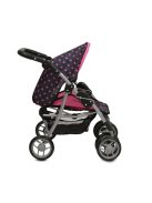 Moni Toys Pinky dots játék babakocsi pöttyös