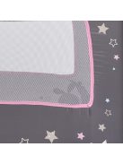 Moni Sleepy összecsukható luxus utazóágy 2 szint+pelenkázó+ játék pink