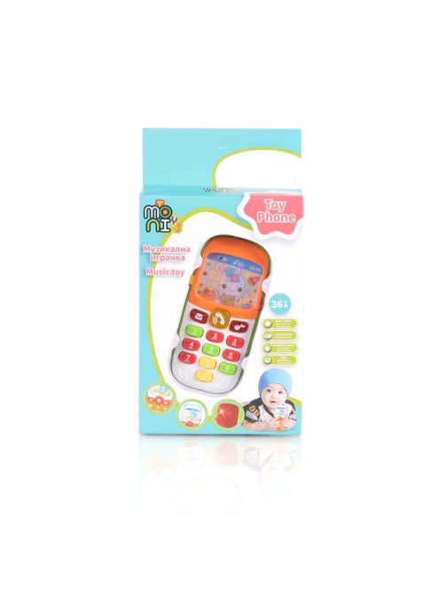 Moni Toys Bébijáték játék zenélő mobiltelefon