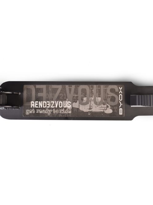 RENDEVOUS roller 100kg-ig, 6 éves kortól, PU kerék FEKETE