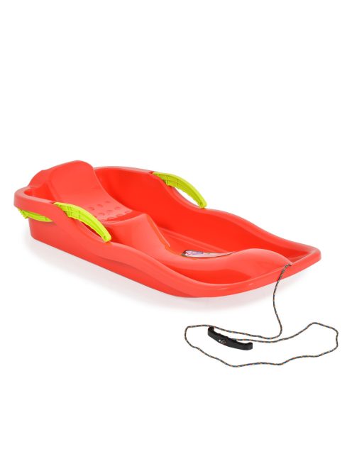 RACE hó bob, fékezhető, műanyag PIROS