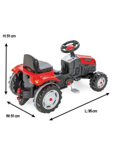 Pilsan Pilsan traktor pedálos 07314 piros