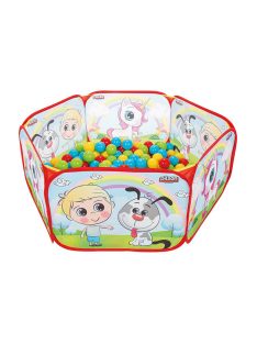 PILSAN összecsukható labdamedence 200 db labdával