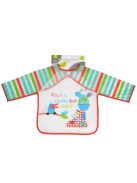 BIB előke hosszú ujjas Messy PIROS