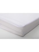 Matracvédő lepedő 60x120cm két rétegű FEHÉR