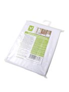 Matracvédő lepedő 60x120cm két rétegű FEHÉR