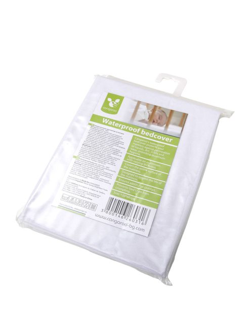 Matracvédő lepedő 60x120cm két rétegű FEHÉR