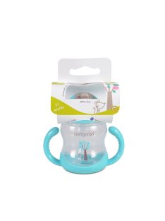 BOO itatópohár szívószállal, fogantyúval 280ml KÉK