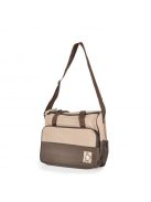 STELLA kismama táska 5dbos szett, pelenkázólappal BARNA/BÉZS