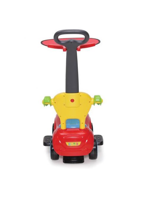 MONI PANDA Bébitaxi napfénytetővel PIROS