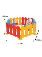 PILSAN kerítés/babakarám műanyag  SZÍNES