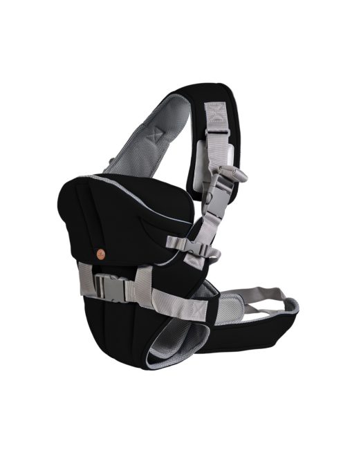 CARRY GO hordozó 4 pozíciós, kapucnis FEKETE