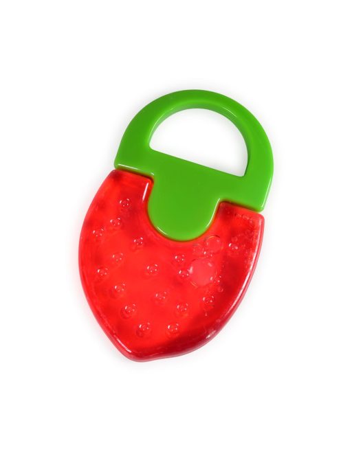 Cangaroo Duck szillikon rágóka eper pink