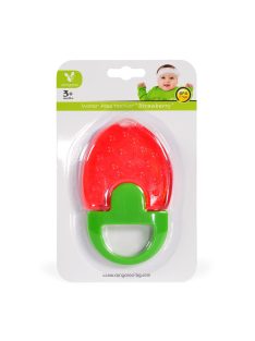 Cangaroo Duck szillikon rágóka eper pink