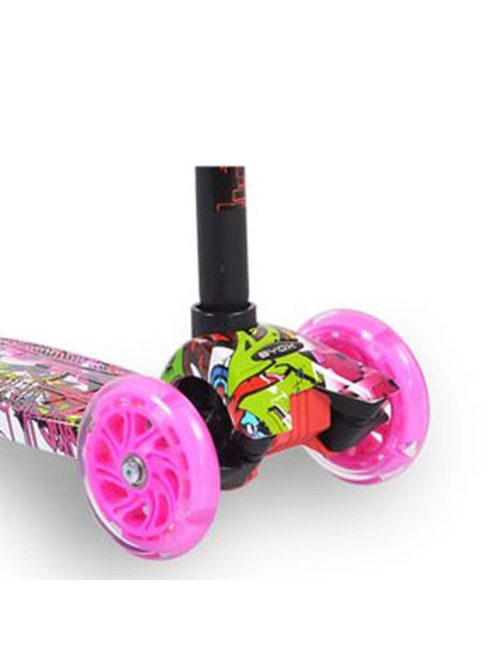 Byox Rapture roller elöl dupla kerekes pink