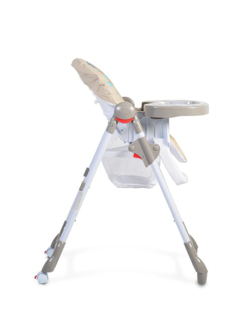 Cangaroo Kimchi etetőszék összecsukható 2 kerekes, dönthető keki