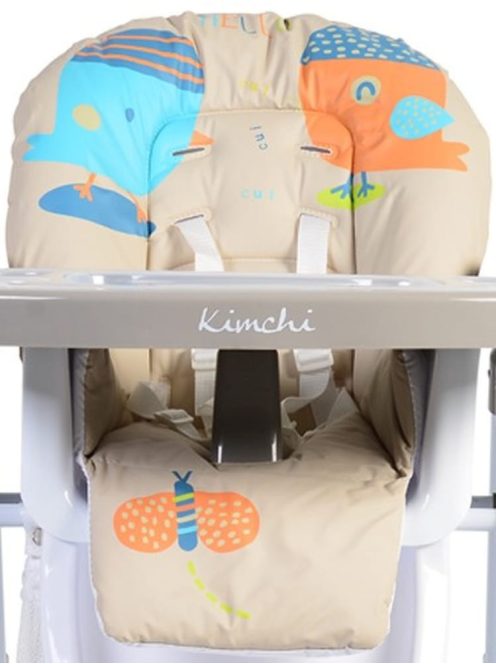 Cangaroo Kimchi etetőszék összecsukható 2 kerekes, dönthető keki