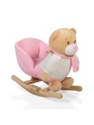 Moni Toys Hintázó maci 60 cm pink