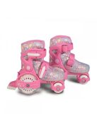 Byox Görkorcsolya Little Beetle dupla soros kerekes, 26-29es lányos PINK