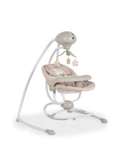 Cangaroo Woodsy 2in1 elektromos hinta és etetőszék bézs