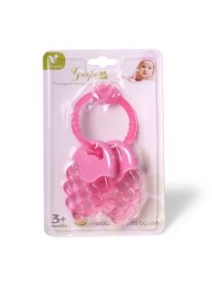 DUCK szillikon rágóka szőlő alakú PINK