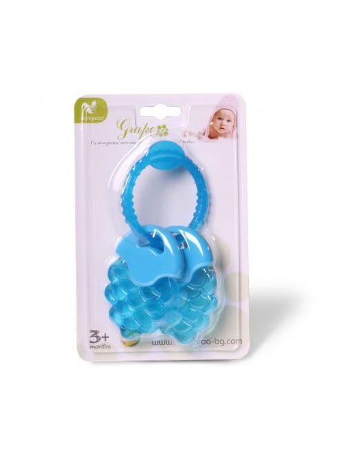 DUCK szillikon rágóka szőlő alakú KÉK