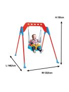 Pilsan Pilsan kerti hinta fém vázzal piros