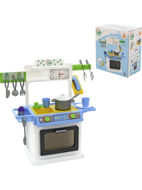 POLESIE Játék konyha natura sütővel, 57 cm FEHÉR