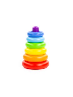 Polesie karikatorony montessori, műanyag SZÍNES