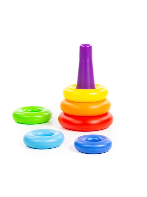 Polesie karikatorony montessori, műanyag SZÍNES