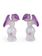 Cangaroo Elegance duo elektromos mellszívó 2 tartállyal fehér/lila