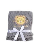 Cangaroo Freya baba takaró oroszlán sötétszürke