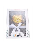 Cangaroo Freya baba takaró oroszlán sötétszürke