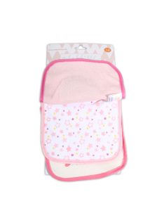 TIBBY előke 3 db újszülött méret RÓZSASZÍN/PINK