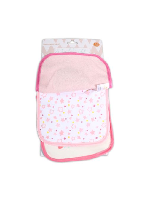 TIBBY előke 3 db újszülött méret RÓZSASZÍN/PINK