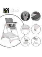  Chocolate etetőszék soft egyszínű szürke