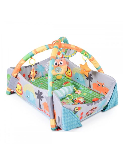 Oasis játszószőnyeg oldalfallal nagy zöld