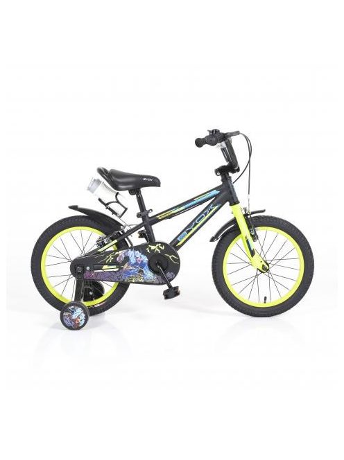 BYOX MONSTER gyerek kerékpár 16os méret FEKETE