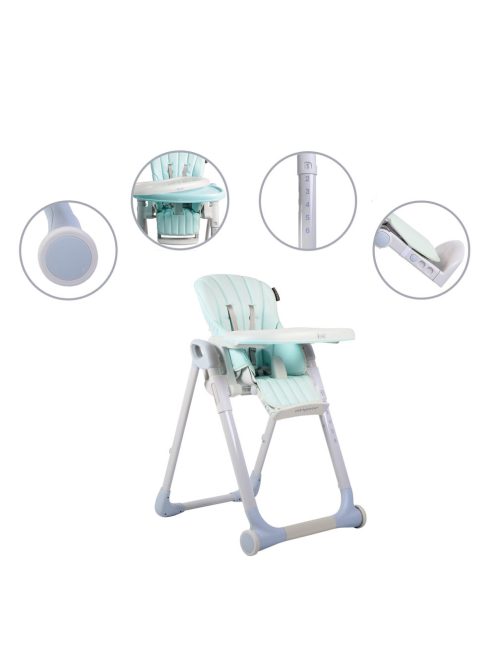 Cangaroo Ieat etetőszék 6-36 hóig 15 kg kék