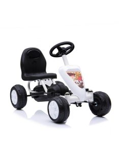 GOKART COLORADO pedálos kisautó FEHÉR